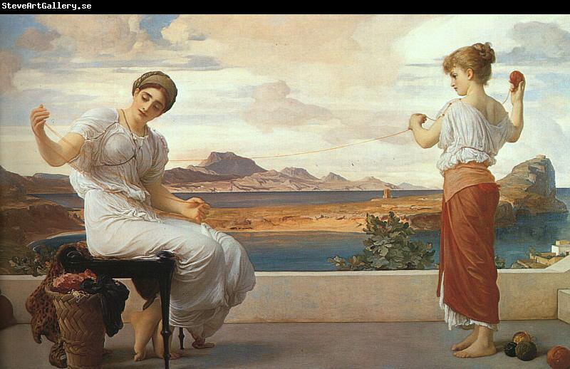 Lord Frederic Leighton Winding the Skein